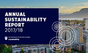UBC’s Sustainability Initiative Releases Annual Sustainability Report 2017-18
