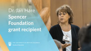 Congratulations to Dr. Jan Hare, Spencer Foundation grant recipient
