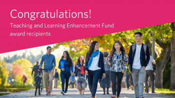 Congratulations to the Faculty of Education Teaching and Learning Enhancement Fund award recipients