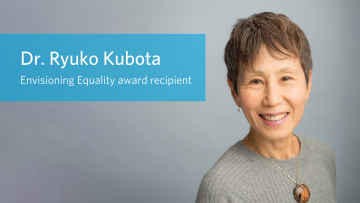 Congratulations to Dr. Ryuko Kubota, recipient of UBC’s Envisioning Equality award
