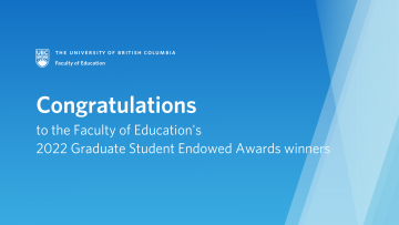 2022 Graduate Student Endowed Awards Winners