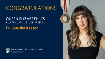 Dr. Anusha Kassan receives Queen Elizabeth II’s Platinum Jubilee Medal