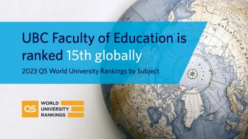 2023 QS World University Rankings by Subject – Faculty of Education