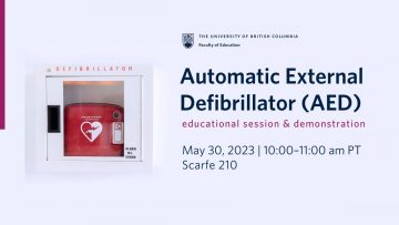 AED Educational Session and Demonstration | May 30, 2023