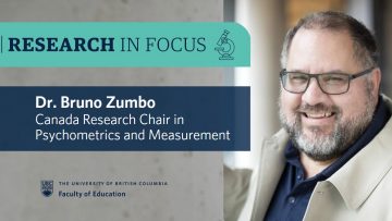Research in Focus: Dr. Bruno Zumbo