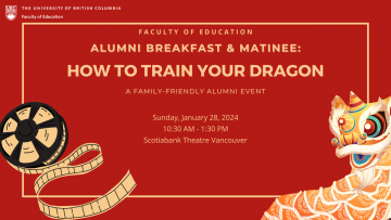Alumni Breakfast & Matinee: How To Train Your Dragon | January 28, 2024